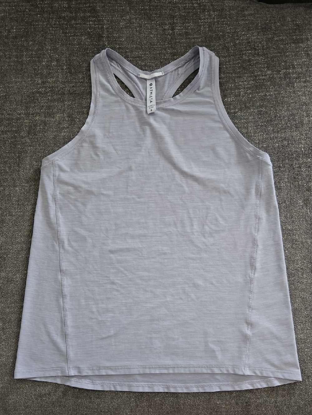 Athleta Light Lavender Racerback Tank Top